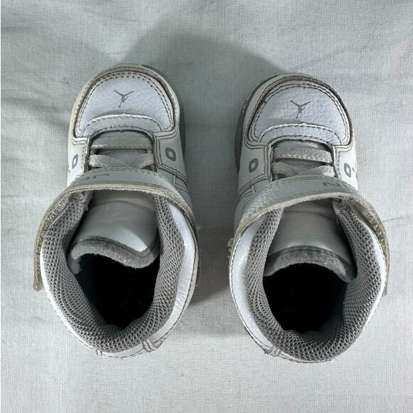 Nike Jordan Flight 23 White Infant Toddler 6C Elastic Sneaker - Picture 4 of 7